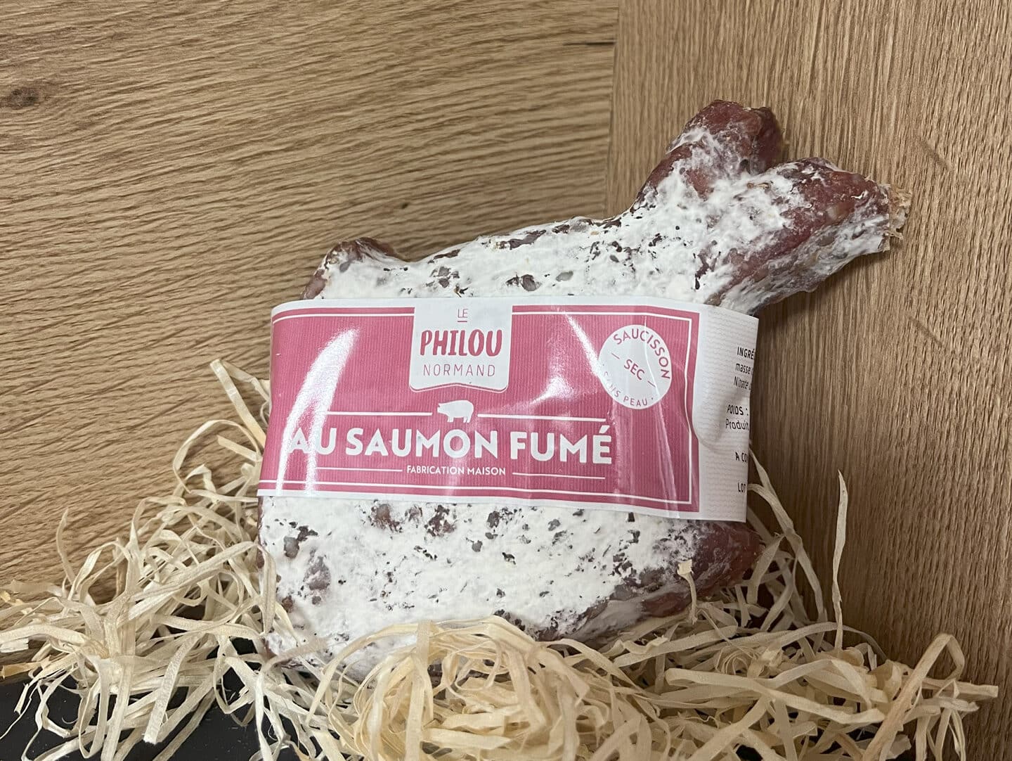 Saucisson au saumon fumé